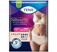Tena Silhouette Plus | Incontinence Pants | High Waist Creme | Large | 6 Packs of 8
