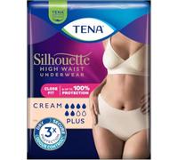 Tena Silhouette Plus | Incontinence Pants | High Waist Creme | Large | Pack of 8