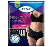 Tena Silhouette High Waist Underwear Plus Black Medium | Incontinence Pants | 4 Packs of 9