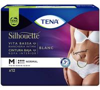 Tena Silhouette White Medium Low Waist 12 Units