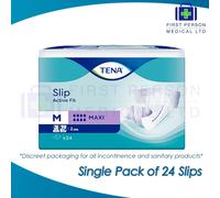 TENA Slip Active Fit Maxi Incontinence Aid Nappies - Medium - 24 Pack