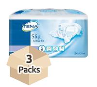 TENA Slip Active Fit Maxi (PE Backed) - Small (3 Packs of 24)