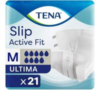 Tena Slip Active Fit Ultima All in One Slips - Medium - Case Saver - 3 Packs of 21