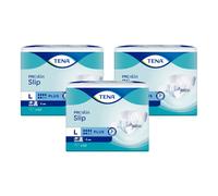 TENA Slip Plus All-in-One Incontinence Product Large 30 Pack