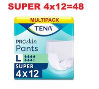 TENA Super Large Pants 4 Packs of 12 (48 Pants) | Comfortable & Secure Fit