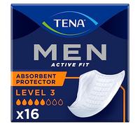 Tena - Tena Men Active Fit Level 3 Incontinence Pads - 16 Pieces