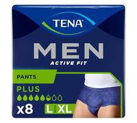 Tena - Tena Men Active Fit (Size L/XL) Plus Pants - 8 Pieces