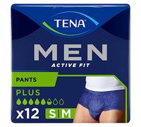 Tena - Tena Men Active Fit (Size S/M) Plus Pants - 12 Pieces