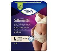 Tena - Tena Silhouette Creme High Waist Absorbent Panties Large Size 8 Pieces - 986860599