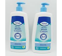 TENA Wash Cream - 3in1 1000ml x2
