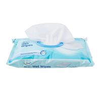Tena Wet Wipes with Plastic Lid, XL Size: 30 x 20 cm, 48 Wipes (Pack of 1)