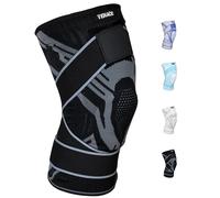 Tenace Sports BJJ Knee Brace - Compression Knee Pad for Jiu Jitsu, Grappling, Wrestling & MMA - Shock Absorption, Silicone Grip & Secure Fit (1, Black, XXL)