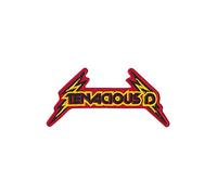 Tenacious D Logo Kyle Gass Jack Black Patch Badge Embroidered Iron on Applique Souvenir Accessory
