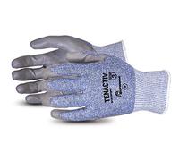 TENACTIV COMPOSITE KNIT CUT-RESISTANT GLOVE WITH POLYURTHANE PALMS GREY 08
