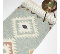 Tenali Blue Kilim Wool Rug