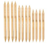 Tenare 12 Pcs Bamboo Reed Pens Double Head Pottery Supplies Wooden Pens Polymer Clay Tools Pottery Ceramic Shaping Tools for DIY Ceramics Clay Sculpture, Small, Medium, Large