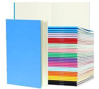 Tenare 36 Pcs Mini Notebooks Bulk Unlined Small Pocket Notebooks Colorful Mini Journal Colored Blank Notepads Memo Notepad for Kids Students Traveler School Drawing Writing 4 x 5.7 Inch 12 Colors