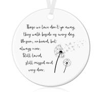 Tenare Condolence Ceramic Keepsake Sympathy Gift Memorial Porcelain Gift Remembrance Gifts Keepsake to Honor and Remember Loved One Sorry for Your Loss Gift