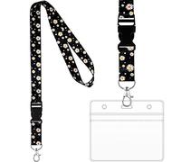 Tenare Lanyard with Card Holder for Teachers Detachable Lanyard Neck Strap ID Card Holders Lanyards for Keys Teens Adults Back to School Supplies