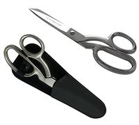Tenartis 363 8" Fabric, Dressmaking, Sewing Scissors with Black Scabbard - Made in Italy