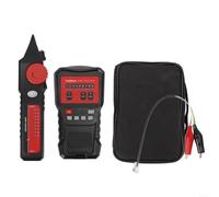 Tenas TA8866A Digital Cable Tracer and Wire Tester with Voltage Detection and LED Indicator, ABS Housing, >300m Transmission, Battery Powered, with Flashlight for Network