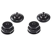 Tenax Black 2 Tops + 2 Lower Parts Fabric Screw