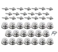 TENAX Pack of 20 Tops, Large + 4.2 x 16 mm Tapping Screws + Key
