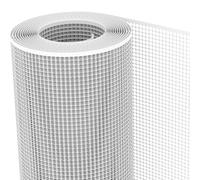 TENAX Quadra 10 Plastic Protective Net, White, 1.00 x 50 m, Multi-Purpose Net with Square Mesh to Protect Balconies, Fences and Railings