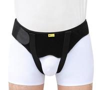 Tenbon Hernia Belt for Men and Women Flexible Adjustable Inguinal Groin Hernia Belt Support Truss Pain Relief Recovery Strap with 2 Removable Compression Pads Comfortable Material (M)