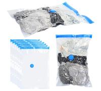 Tenbrachian 8 Pcs Space Saver Bags Vacuum Storage Bags Small Compression Zipper Storage Bags Vacuum Pack Bags for Clothes, Vacuum Bags for Clothes Travel Home, with Airtight Valve, 60 x 40 cm