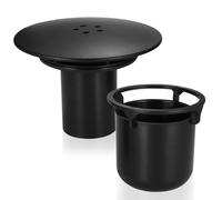 Tenbrachian 90mm Shower Drain Cover Replacement, 90mm/115mm Shower Plughole Covers, Showers Trap Cover Replacement Plug Hair Traps Parts, Bathroom Waste Trap Covers