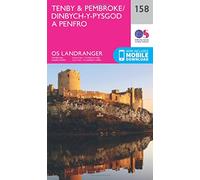 Tenby & Pembroke: (OS Landranger Map 158 February 2016 ed)