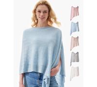 Tencel™ Lyocell Fabric Ultra-Light Nursing Cover | Color: Blue Lite | Size: One Size