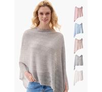 Tencel™ Lyocell Fabric Ultra-Light Nursing Cover | Color: Light Gray Lite | Size: One Size