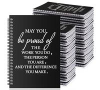Tenceur 30 Pcs Teacher Appreciation Gifts Bulk Inspirational Notepads A5 Thank You Gifts for Employee Volunteer Administrator 911 Dispatcher Coworker Nurse Lab Week Staff