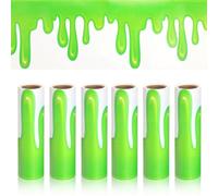 Tenceur 6 Roll Icicle Bulletin Board Borders 98 ft Simulation Green Icicle Bulletin Board Trim Widen 20 cm Classroom Borders Decorations for Halloween Winter Classroom Chalkboard Window