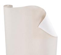 Tenceur Long Canvas Roll Wide White Cotton Canvas Large Canvases for Painting Artist Painting Backdrop Fabric for Oil and Acrylic Paint (23.6 Inch x 26.3 Ft)