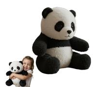 Tencipeda The Pandy - Emotional Healing on Demand, First Panda Plush That Hugs You Back, Realistic Panda Plush with Ultra-Soft Fur (1 set)