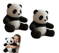 Tencipeda The Pandy - Emotional Healing on Demand, First Panda Plush That Hugs You Back, Realistic Panda Plush with Ultra-Soft Fur (2 sets)
