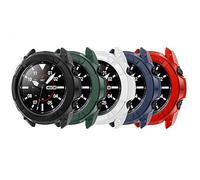 TenCloud Accessories Compatible with Samsung Galaxy Watch 3 45mm Case, Protective Case Protector Cover with Bezel Ring Loop Adhesive Cover for Galaxy Watch 3 SM-R840 Smartwatch (5 Colours)