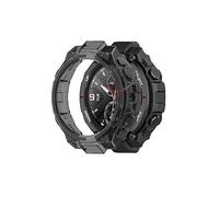 Tencloud Cases Compatible with Amazfit T-Rex Protective Case TPU Protector Cover Bumper Shell for Amazfit T-Rex Smart Watch (Black)