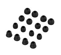 Tencloud Ear Tips Compatible with Powerbeats Pro/Beats Flex/BeatsX Earphones, Replacement in-Ear Earbuds Tip Cups Soft Silicone Cushions Covers 8 Pairs 4 Sizes for Powerbeats 3 2 1 (Black)