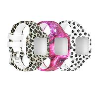 TenCloud Straps Compatible with Garmin Vivofit jr.3 Strap, Replacement Soft Silicone Wristband Band Armbands for Kids for Vivofit jr.3 Fitness Tracker (3B)