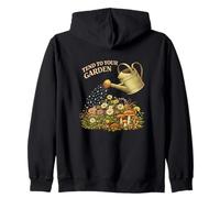 Tend to Your Garden Botanical Watering Can Zip Hoodie