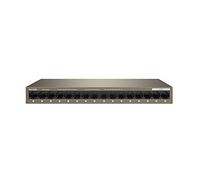 Tenda 16 Port Gigabit Switch, Ethernet Switch Network Switch Ethernet Splitter (VLAN, Desktop or Wall-Mounting, Fanless, Plug & Play, Steel Case) (TEG1016M)