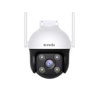 Tenda 2.5K 360°Outdoor Security Camera - 4MP, Pan/Tilt,Color Night Vision with 4 Spotlights, Dual WiFi Antennas, AI Human & Vieche Detection, 2-Way Audio, Alexa, Plug-in Security Camera Outside(CH7)