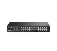 Tenda 24-Port Gigabit Ethernet Switch Unmanaged Network Switch (Fanless, Plug and Play, Desktop / Wall / Rack Mounting, 6kV Lightning Protection, Steel Case)(TEG1024D)