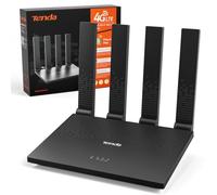 Tenda 4G Router with SIM Slot, Portable Wi-Fi N300, LTE Cat4, 4G03 Pro V2.0 | 4 Foldable Antennas, USB-C, LAN/WAN, Nano SIM Card, Plug & Play, Up to 32 Devices, Mobile Internet for Home, Travel, Caravan
