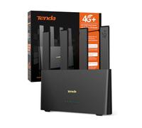 Tenda 4G08 4G+ Router SIM Cards, LTE Cat6 AC1200 up to 300 Mbps, Dualband | 4 x External Antennas, up to 120 m², 64 devices, 2.4GHz + 5GHz, 2 Gigabit Ports, OpenVPN, MU-MIMO, Mesh Wi-Fi+, Plug & Play