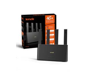 Tenda 4G08 Router 4G + SIM, Dual Band WLAN, AC1200 CAT6 up to 300Mbps, Nano SIM Card with 4 External Antennas, Gigabit LAN/WAN Port, OpenVPN, MU-MIMO, Mesh Wi-Fi+, Plug & Play